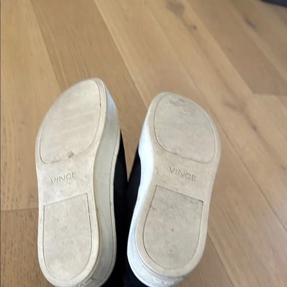 Vince Black and White Athletic Slip-On Shoes - Picture 5 of 5